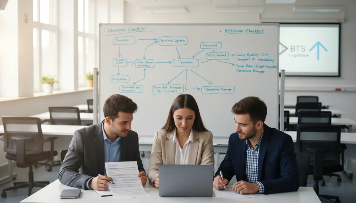 admission bts logistique processus de candidature