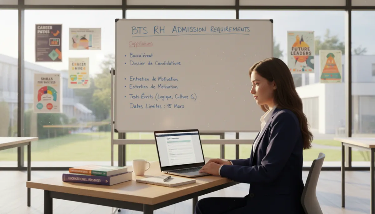 admission BTS ressources humaines profil étudiant