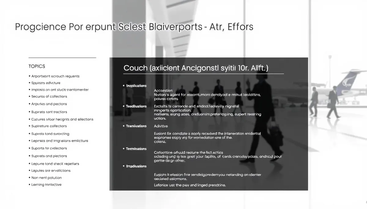 formation agent d'escale programme détaillé