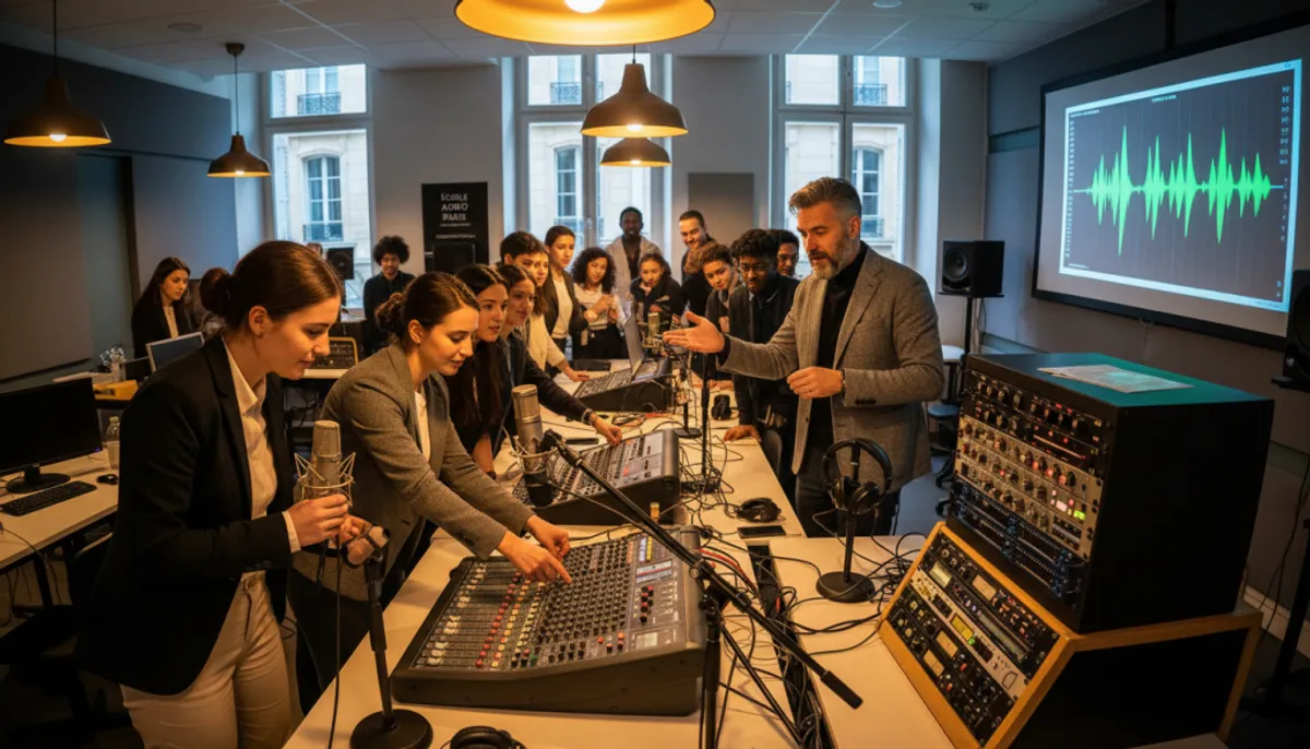 Formation BTS métiers de l'audiovisuel son en France