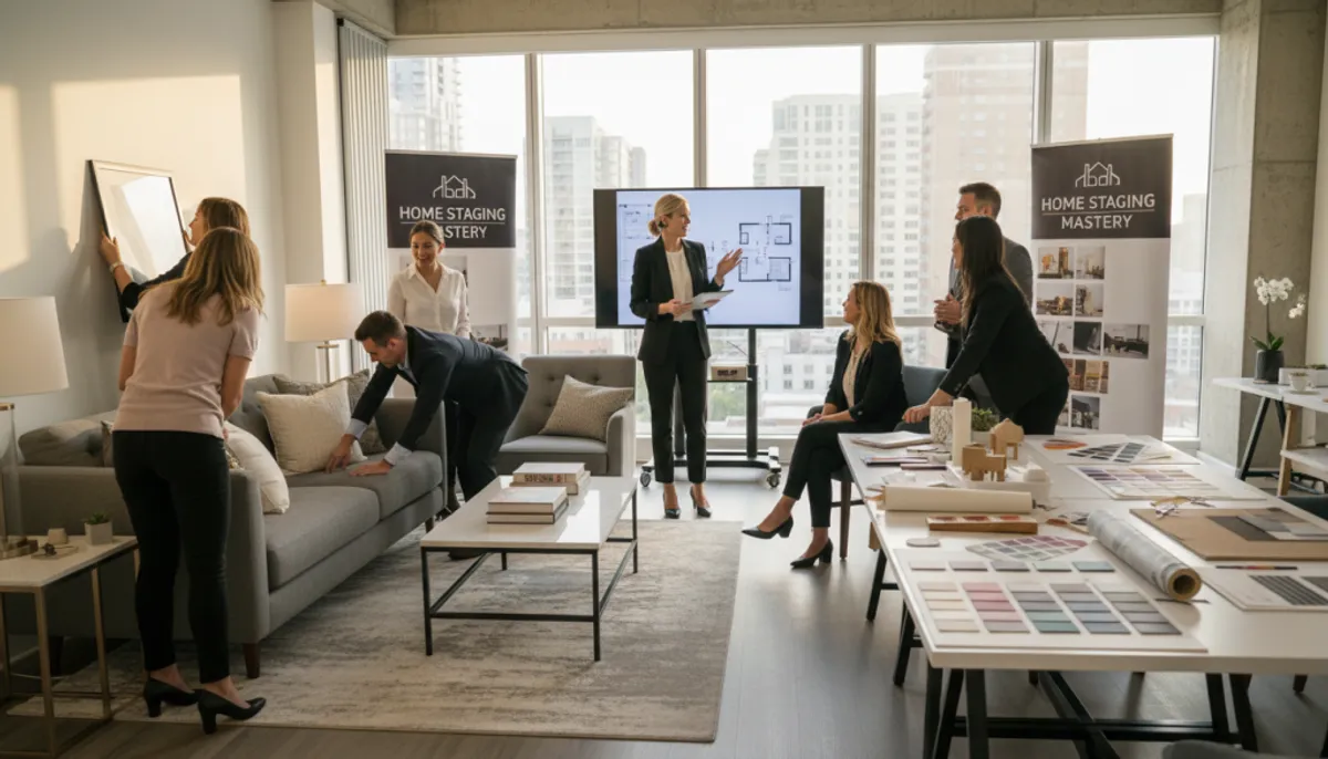 formation home staging en présentiel avec équipements professionnels