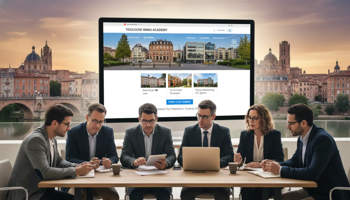 formation immobilier Toulouse plateforme en ligne