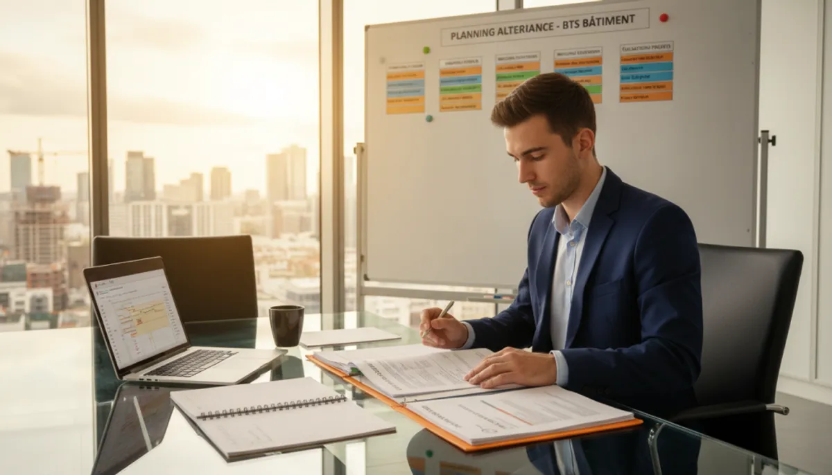 organisation du contrat alternance bts batiment